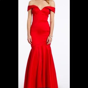 Xscape Off The Shoulder Gown